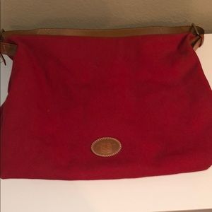 Red Canvas Dooney & Bourke Hobo